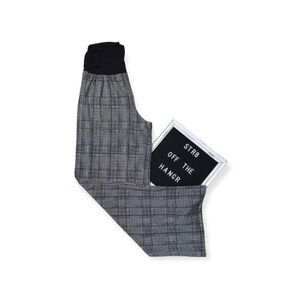 NWT Apt. 9 black houndstooth print pants size XS. Extra small women black white